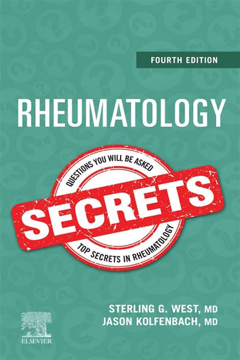 rheumatology secrets 4th edition release date