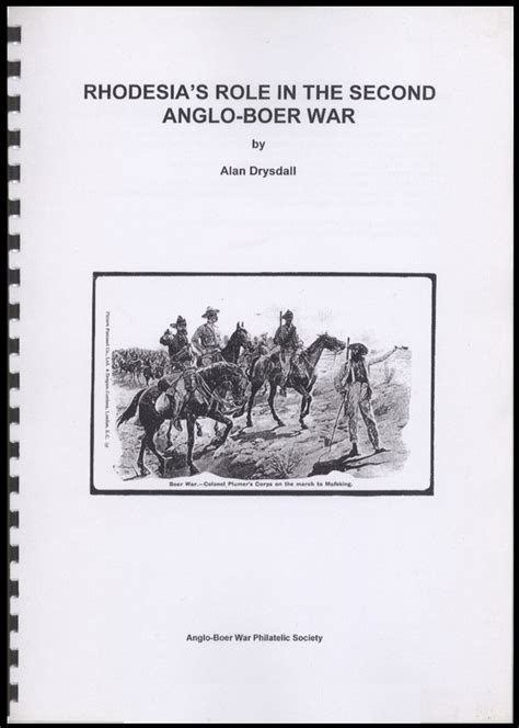 Read Online Rhodesias Role In The Second Anglo Boer War 