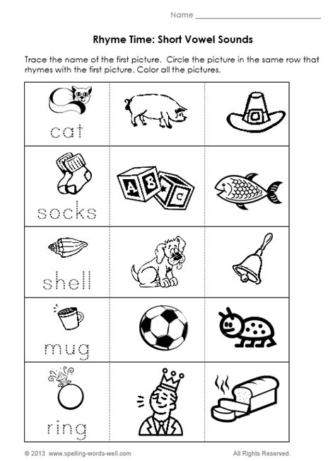 Rhyme Worksheets For Kindergarten Mreichert Kids Worksheets Rhyme Worksheet Kindergarten - Rhyme Worksheet Kindergarten