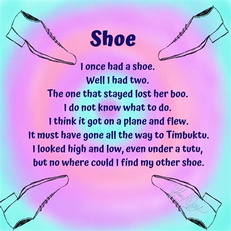 Rhyming From A Shoe S Shoe Infornicle Rhyming Words Of Shoes - Rhyming Words Of Shoes
