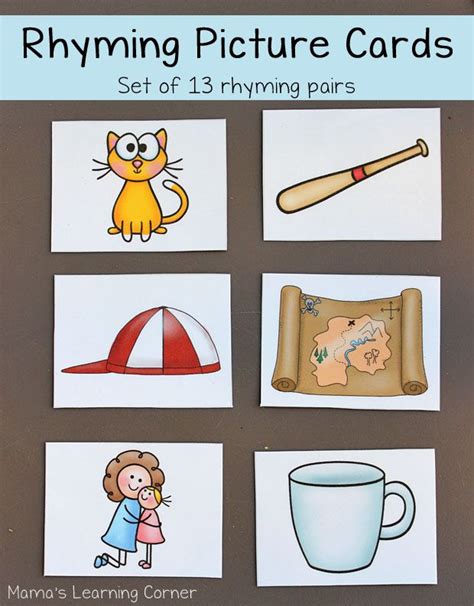 Rhyming Pairs Picture Cards Ks1 Resources Teacher Made Match The Rhyming Pictures - Match The Rhyming Pictures