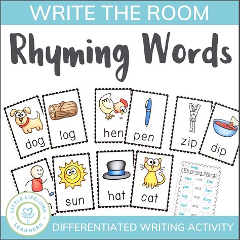 Rhyming Pictures With Words Bright Ideas In Learning Pairing Words With Pictures - Pairing Words With Pictures