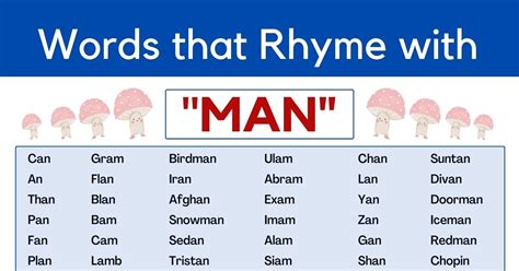 Rhyming With Man