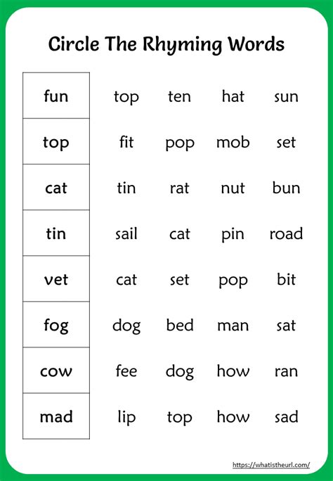 Rhyming Words Online Exercise For Grade 2 Live Rhyming Words Worksheet For Grade 2 - Rhyming Words Worksheet For Grade 2
