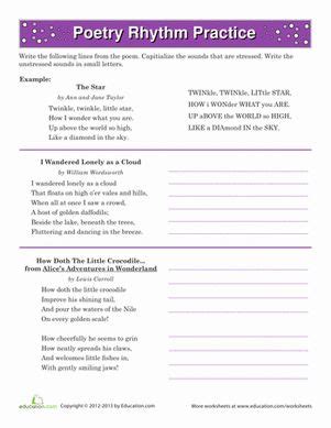 Rhythm Practice For Poetry Worksheets 99worksheets 2nd Grade Rhythm Worksheet - 2nd Grade Rhythm Worksheet