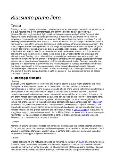 Riassunto Del Libro