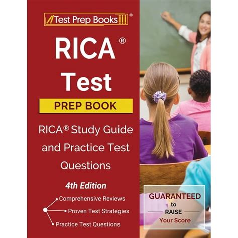 Rica Test Prep Study Guide 2015 2016 Exam Book Practice Test Questions For The Reading Instruction Competence Assessment Rica Exam
