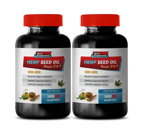 rich in antioxidants - Organic Hemp Seed Oil 1400mg 2B - ebay.com