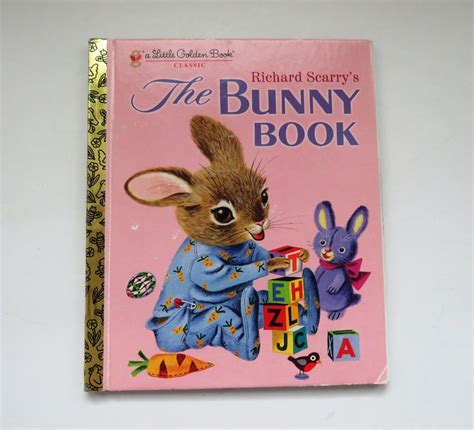 Full Download Richard Scarrys The Bunny Book Little Golden Book 