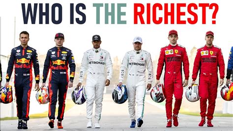 richest f1 drivers