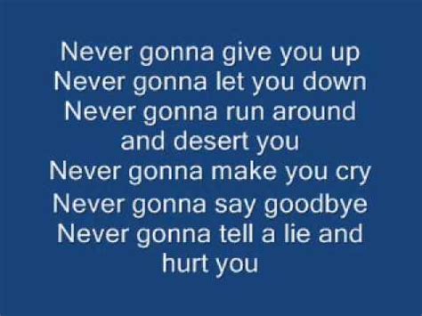 Rick Roll Lyrics