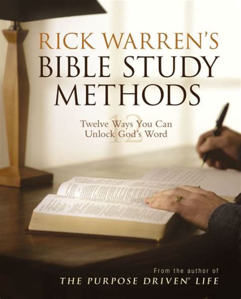 rick warren bible study methods