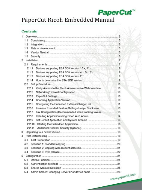 ricoh embedded manual