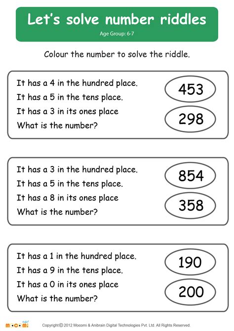 Riddle Me Math Worksheets   10 Super Fun Math Riddles For Kids With - Riddle Me Math Worksheets