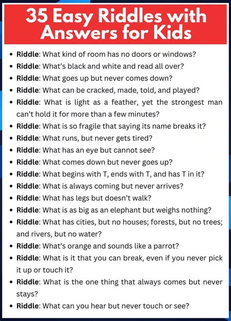 Riddles For Children