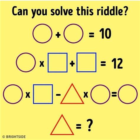 Riddles For Mathematics