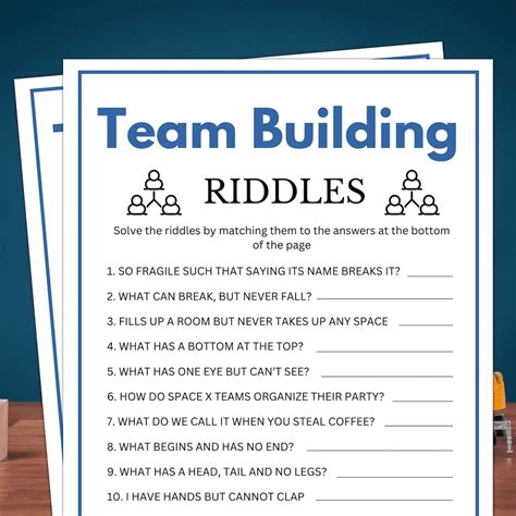 Riddles For Team Building