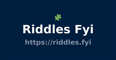 Riddles Fyi