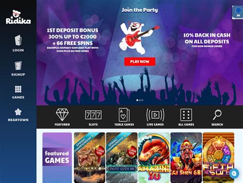 ridika casino no deposit canada