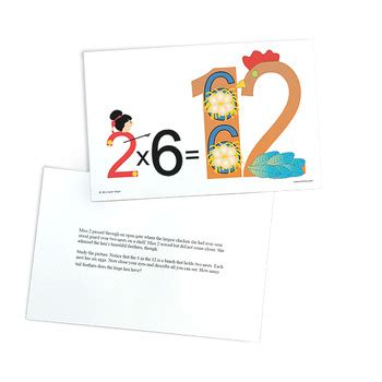 Right Brained Multiplication Flash Cards