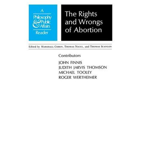 Download Rights And Wrongs Of Abortion A Philosophy And Public Affairs Reader Philosophy And Public Affairs Readers 