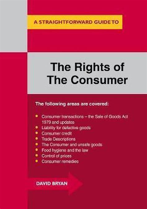 Full Download Rights Of The Consumer The Straightforward Guide To 