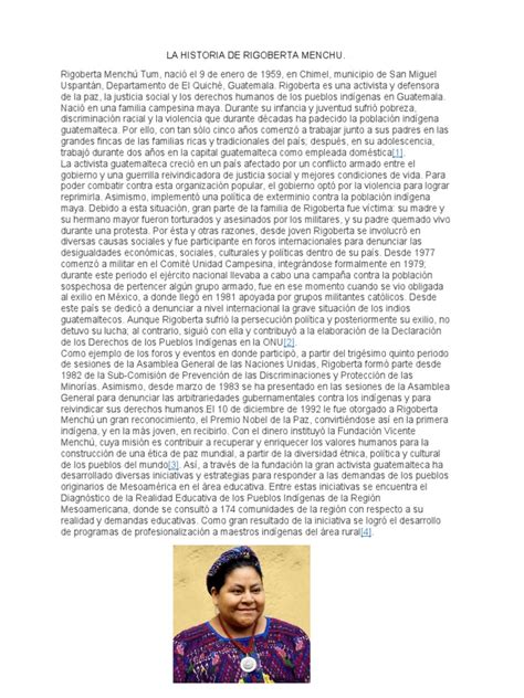 Read Rigoberta Mench Pdf 