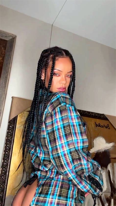 Rihanna bending over