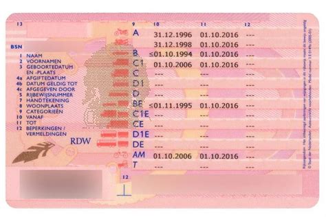 rijbewijs soorten