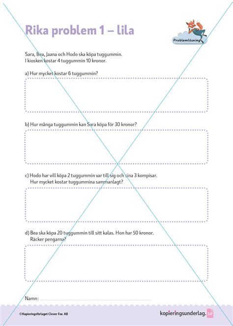 rika problem olika nivaer