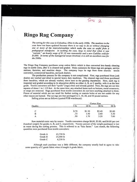ringo rag company