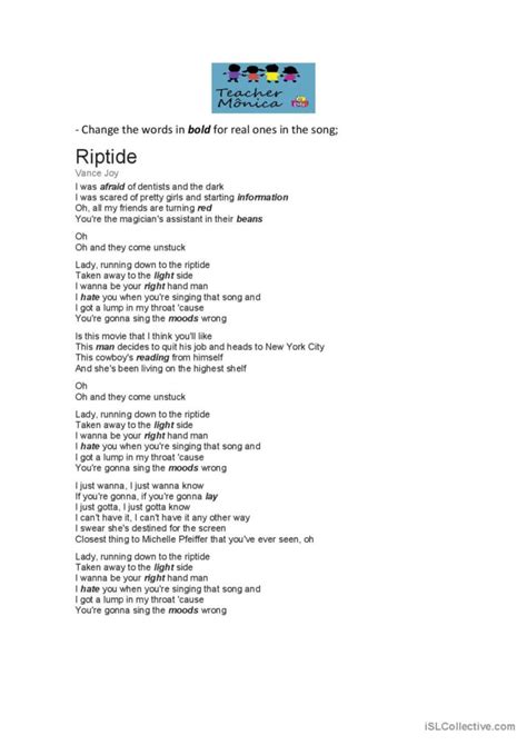 Riptide Lingua Inglese