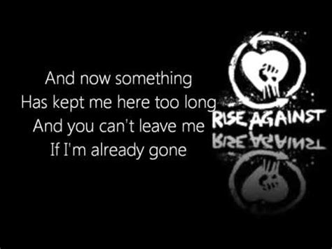 rise against ever changing karaoke s
