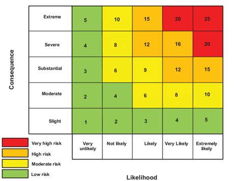Risk Matrix Scoring Guide 2007 University Of Birmingham