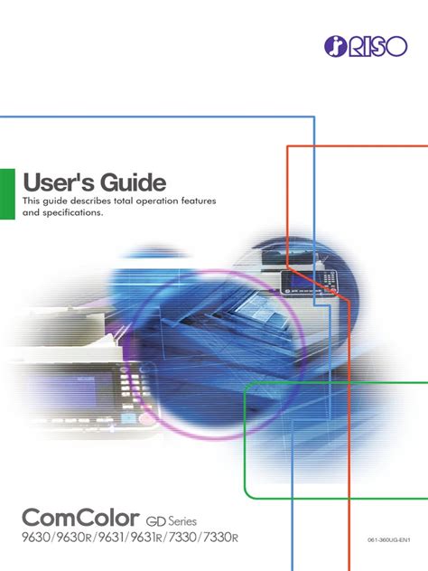 Riso Machine User Guide