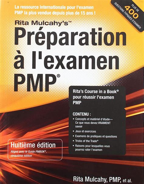 rita pmp exam prep 8th edition rita mulcahy