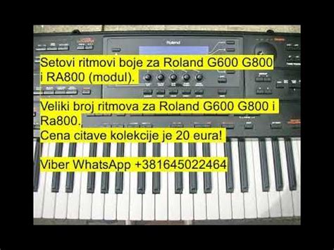 ritmovi za roland g800