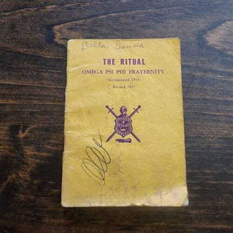 Ritual Omega Psi Phi