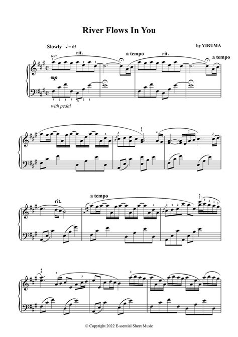 River Flows In Me Sheet Music