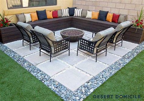 River Rock Patio Ideas On A Budget