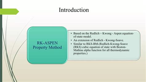 Rks Method Aspen
