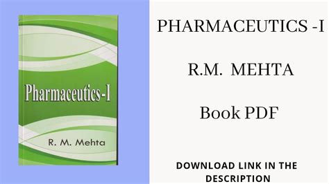rm mehta pharmaceutics books pdf