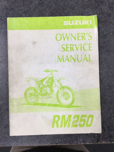 Rm250 Service Manual