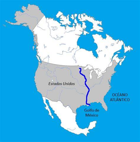 Río Misisipi Mapa