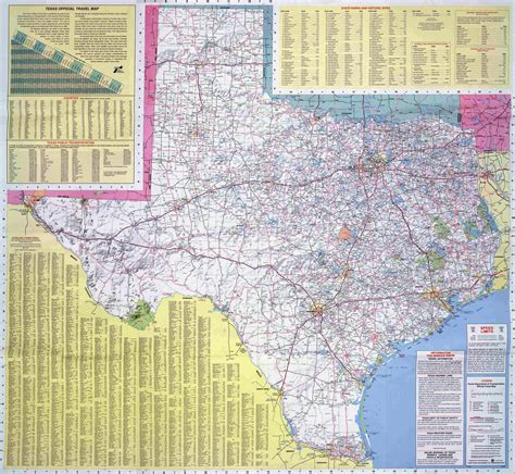 road map of texas