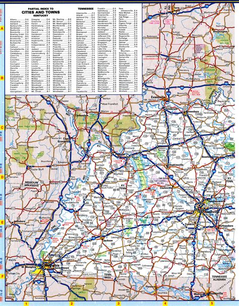 road map tennessee