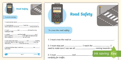 Road Safety Worksheet Teacher Made Twinkl Preschool Road Safety Worksheet - Preschool Road Safety Worksheet
