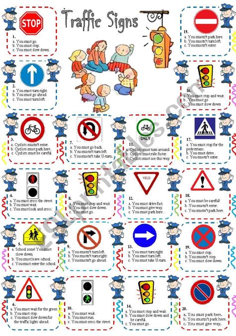 Road Signs Worksheet   German English Phrasebook Driving Road Signs - Road Signs Worksheet