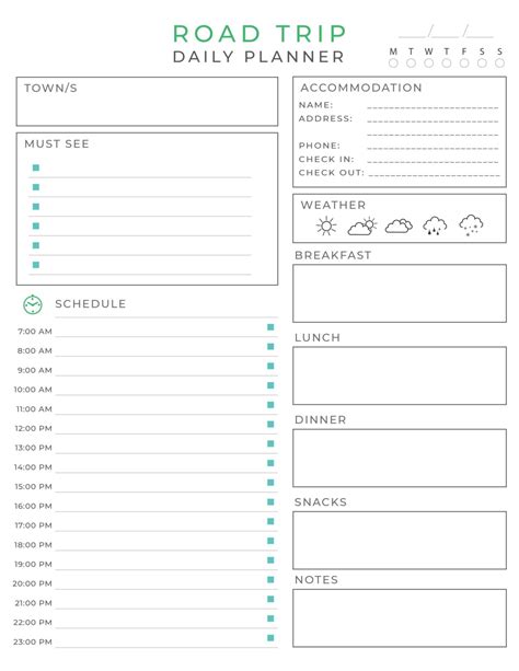 road trip planner vacation planner travel journal