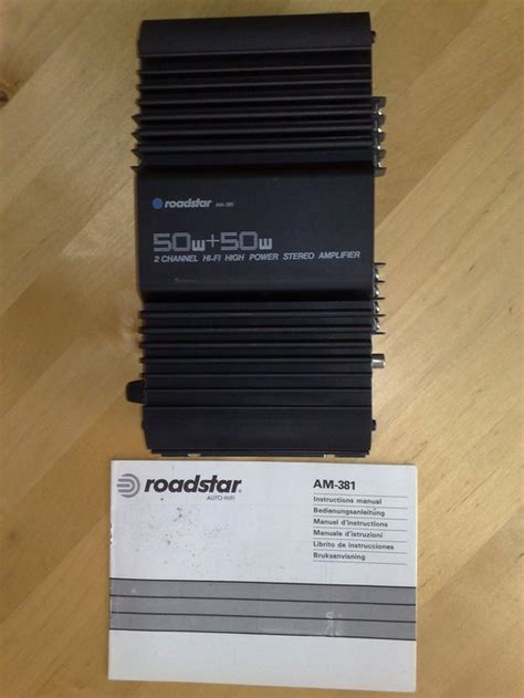 Download Roadstar Amplifier User Guide 